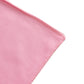 70" Pink Scuba Wrinkle Free Square Table Overlay, Scuba Polyester Table Topper