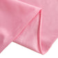 70" Pink Scuba Wrinkle Free Square Table Overlay, Scuba Polyester Table Topper