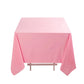 70" Pink Scuba Wrinkle Free Square Tablecloth, Scuba Polyester Tablecloth