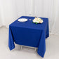 70" Royal Blue Scuba Wrinkle Free Square Tablecloth, Scuba Polyester Tablecloth