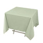 70" Sage Green Scuba Wrinkle Free Square Tablecloth, Scuba Polyester Tablecloth