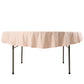 70" Blush Scuba Wrinkle Free Round Tablecloth, Scuba Polyester Tablecloth