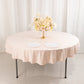 70" Blush Scuba Wrinkle Free Round Tablecloth, Scuba Polyester Tablecloth