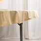 70" Beige Scuba Wrinkle Free Round Tablecloth, Scuba Polyester Tablecloth