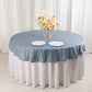 70" Dusty Blue Scuba Wrinkle Free Round Tablecloth, Scuba Polyester Tablecloth