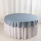70" Dusty Blue Scuba Wrinkle Free Round Tablecloth, Scuba Polyester Tablecloth