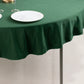 70" Hunter Emerald Green Scuba Wrinkle Free Round Tablecloth, Scuba Polyester Tablecloth