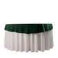 70" Hunter Emerald Green Scuba Wrinkle Free Round Tablecloth, Scuba Polyester Tablecloth