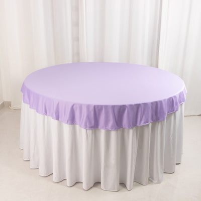 Premium 70" Lavender Scuba Fabric Table Cloth