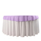 70" Lavender Scuba Wrinkle Free Round Tablecloth, Lilac Scuba Polyester Tablecloth