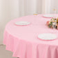 70" Pink Scuba Wrinkle Free Round Tablecloth, Scuba Polyester Tablecloth