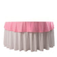 70" Pink Scuba Wrinkle Free Round Tablecloth, Scuba Polyester Tablecloth