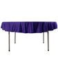 70" Purple Scuba Wrinkle Free Round Tablecloth, Scuba Polyester Tablecloth
