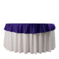 70" Purple Scuba Wrinkle Free Round Tablecloth, Scuba Polyester Tablecloth