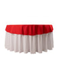 70" Red Scuba Wrinkle Free Round Tablecloth, Scuba Polyester Tablecloth