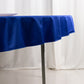 70" Royal Blue Scuba Wrinkle Free Round Tablecloth, Scuba Polyester Tablecloth
