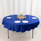 70" Royal Blue Scuba Wrinkle Free Round Tablecloth, Scuba Polyester Tablecloth