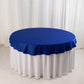 70" Royal Blue Scuba Wrinkle Free Round Tablecloth, Scuba Polyester Tablecloth