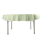 70" Sage Green Scuba Wrinkle Free Round Tablecloth, Scuba Polyester Tablecloth