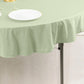 70" Sage Green Scuba Wrinkle Free Round Tablecloth, Scuba Polyester Tablecloth