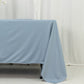 Scuba Rectangular 72"x120" Tablecloth Dusty Blue - Wrinkle Free & Stain Resistant Table Cover