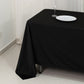 Scuba Rectangular 72"x120" Tablecloth Black - Wrinkle Free & Stain Resistant Table Cover