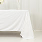 Scuba Rectangular 72"x120" Tablecloth White - Wrinkle Free & Stain Resistant Table Cover