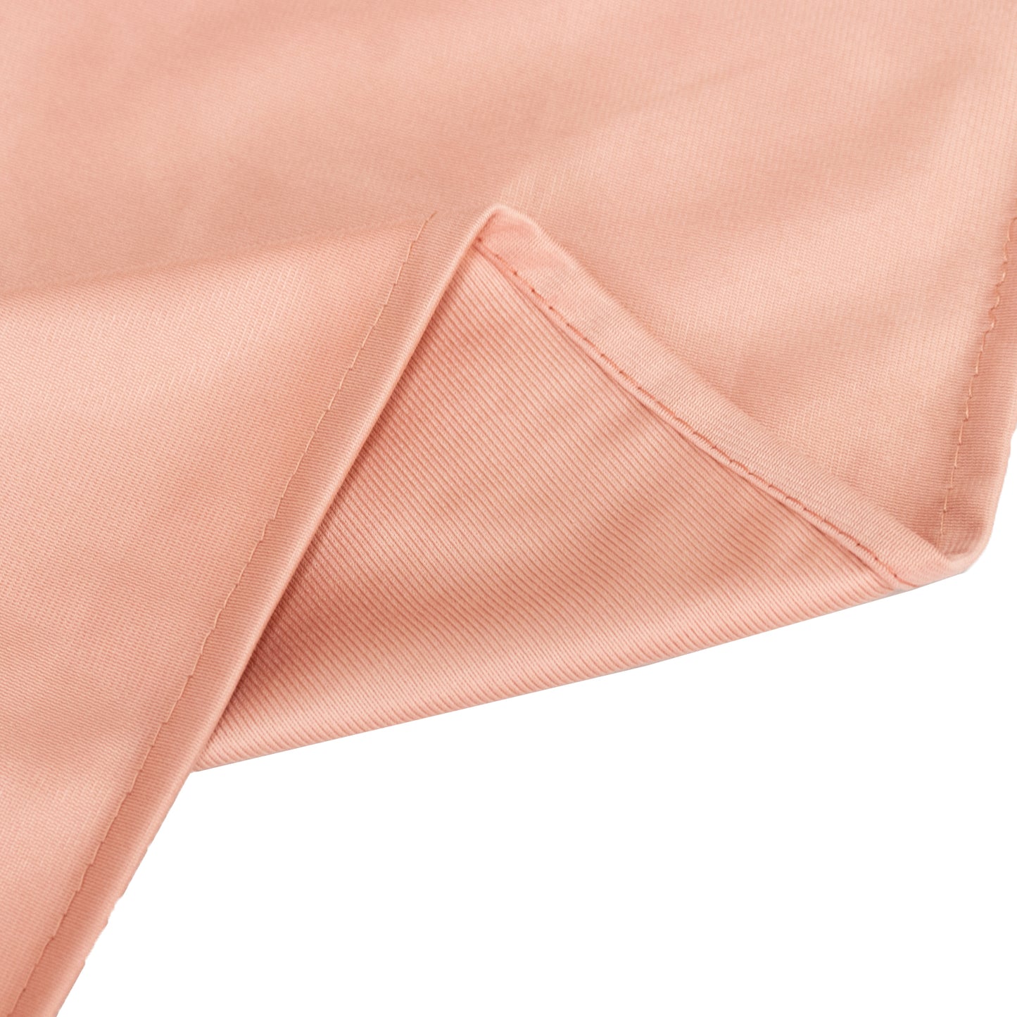 90"x132" Dusty Rose Scuba Wrinkle Free Rectangular Tablecloth, Seamless Scuba Polyester Tablecloth for 6 Foot Table With Floor-Length Drop