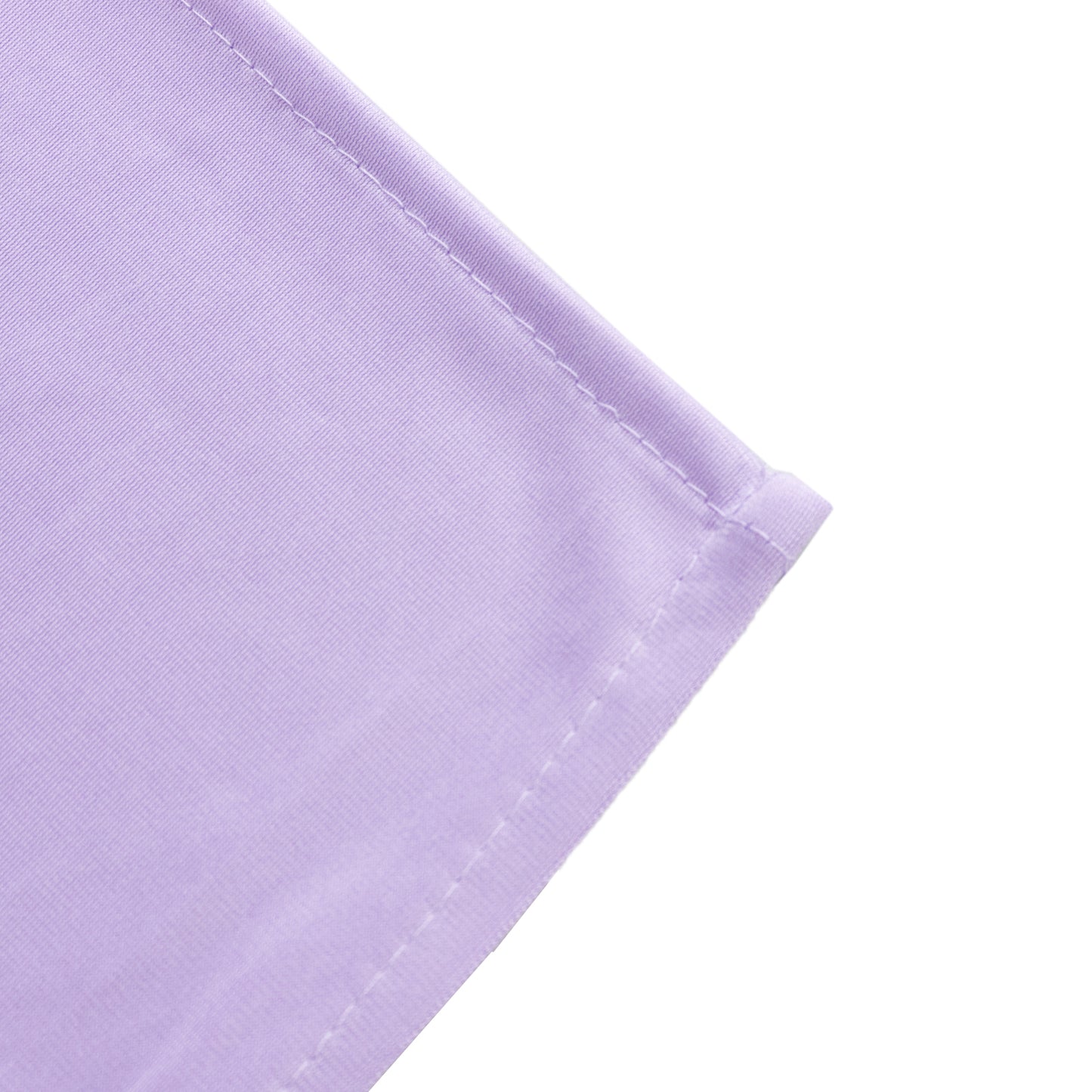 90"x132" Lavender Lilac Premium Scuba Wrinkle Free Rectangular Tablecloth, Seamless Scuba Polyester Tablecloth for 6 Foot Table With Floor-Length Drop