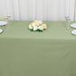 90"x156" Dusty Sage Green Scuba Wrinkle Free Rectangular Tablecloth, Seamless Scuba Polyester Tablecloth