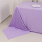 90"x156" Lavender Lilac Scuba Wrinkle Free Rectangular Tablecloth, Seamless Scuba Polyester Tablecloth for 8 Foot Table With Floor-Length Drop