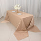 90"x156" Nude Scuba Wrinkle Free Rectangular Tablecloth, Seamless Scuba Polyester Tablecloth
