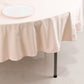 90" Blush Scuba Wrinkle Free Round Tablecloth, Scuba Polyester Tablecloth