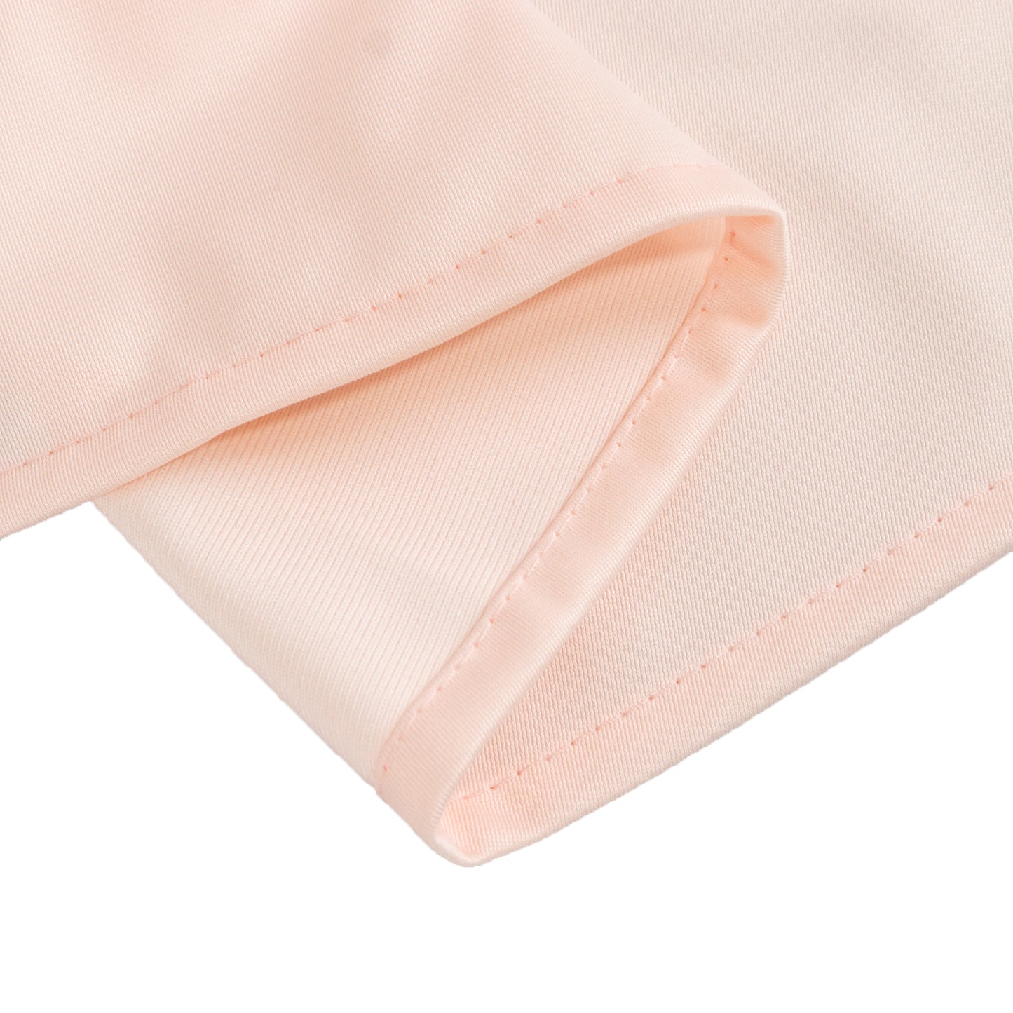 90" Blush Scuba Wrinkle Free Round Tablecloth, Scuba Polyester Tablecloth