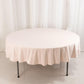 90" Blush Scuba Wrinkle Free Round Tablecloth, Scuba Polyester Tablecloth