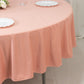 Scuba Round 90" Tablecloth Dusty Rose - Wrinkle Free & Stain Resistant Table Cover