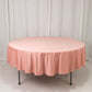 Scuba Round 90" Tablecloth Dusty Rose - Wrinkle Free & Stain Resistant Table Cover