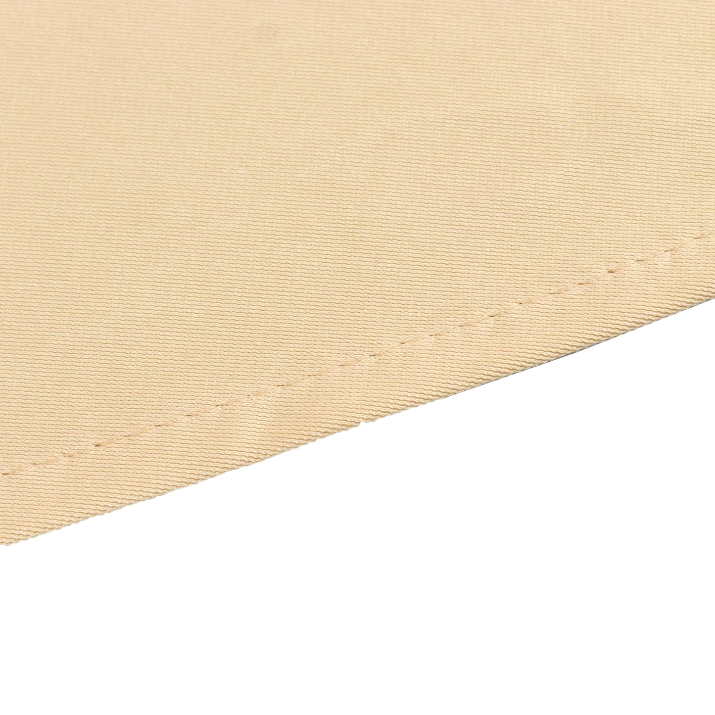 90" Beige Scuba Wrinkle Free Round Tablecloth, Scuba Polyester Tablecloth