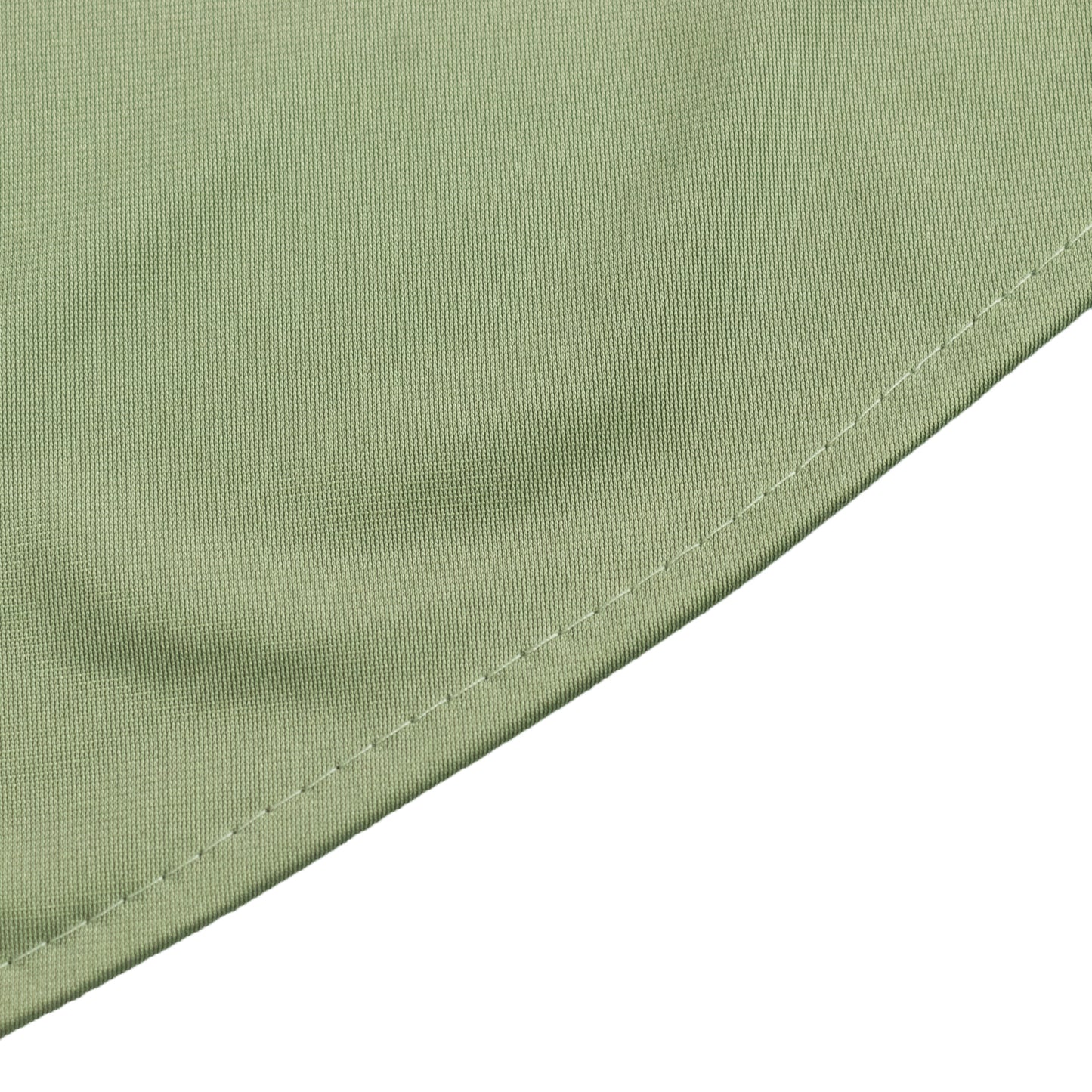 90" Dusty Sage Green Premium Scuba Wrinkle Free Round Tablecloth, Scuba Polyester Tablecloth