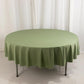 90" Dusty Sage Green Scuba Wrinkle Free Round Tablecloth, Scuba Polyester Tablecloth