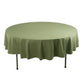 90" Dusty Sage Green Scuba Wrinkle Free Round Tablecloth, Scuba Polyester Tablecloth