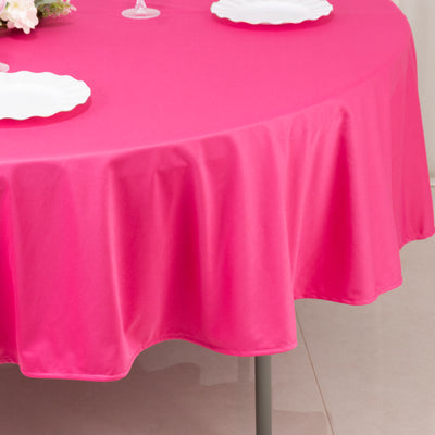 Styling with Fuchsia Polyester Covers