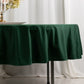 90" Hunter Emerald Green Scuba Wrinkle Free Round Tablecloth, Scuba Polyester Tablecloth