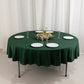 90" Hunter Emerald Green Scuba Wrinkle Free Round Tablecloth, Scuba Polyester Tablecloth
