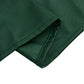 90" Hunter Emerald Green Scuba Wrinkle Free Round Tablecloth, Scuba Polyester Tablecloth
