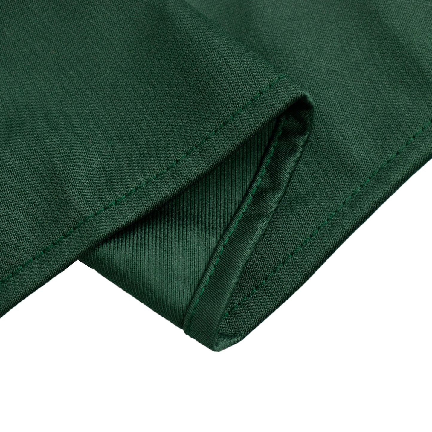 90" Hunter Emerald Green Scuba Wrinkle Free Round Tablecloth, Scuba Polyester Tablecloth