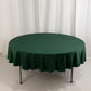 90" Hunter Emerald Green Scuba Wrinkle Free Round Tablecloth, Scuba Polyester Tablecloth