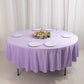 90" Lavender Scuba Wrinkle Free Round Tablecloth, Lilac Scuba Polyester Tablecloth