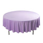 90" Lavender Scuba Wrinkle Free Round Tablecloth, Lilac Scuba Polyester Tablecloth