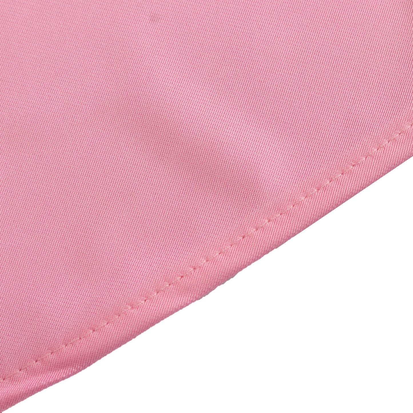 90" Pink Premium Scuba Wrinkle Free Round Tablecloth, Scuba Polyester Tablecloth